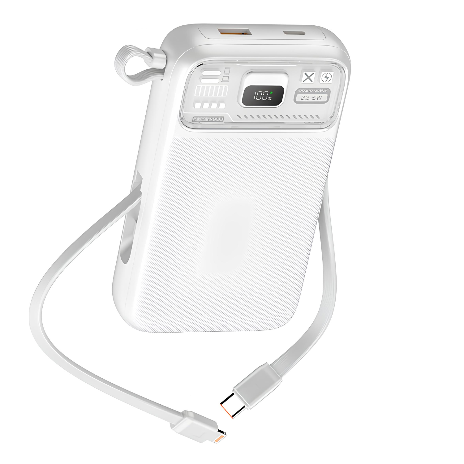 NT-PW34 20W + 15W PD 15W 10000 MAh Taşınabilir Powerbank (Beyaz) NT-104927