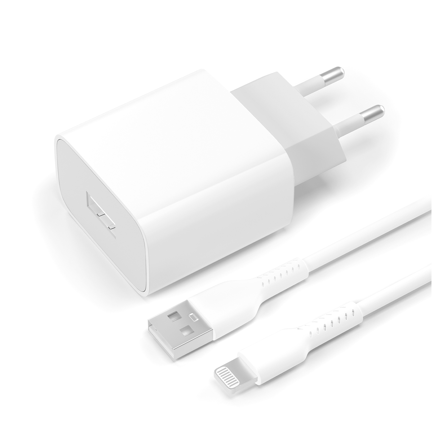 Teknonet TN-HCH06 10W 2100 mAh Lightning Kablo + Şarj Aleti (Beyaz) NT-92562